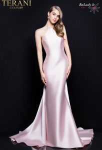 Rožinė proginė suknelė 1811P5230