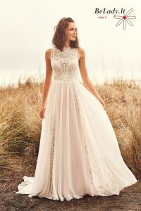 Boho stiliaus vestuvinė suknelė